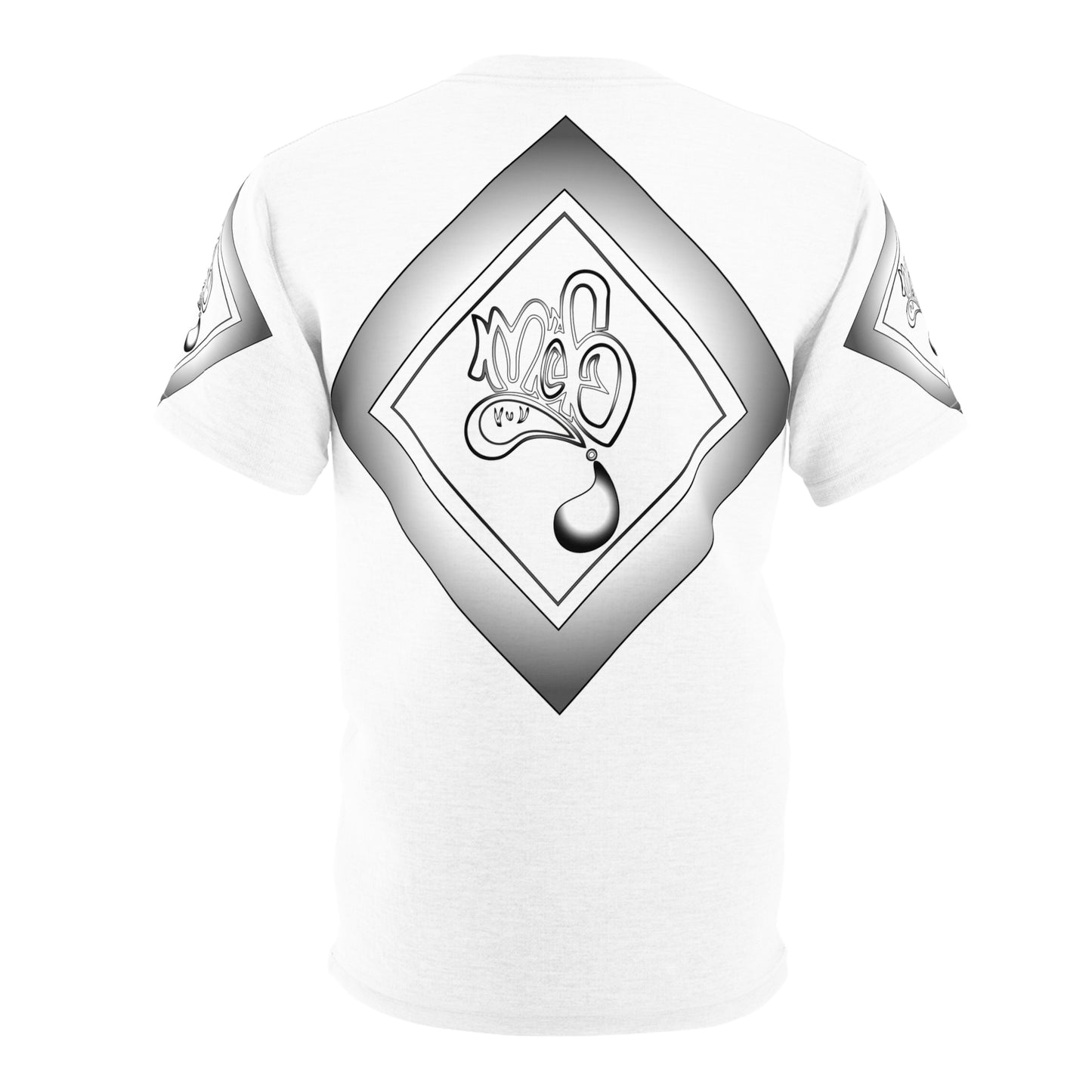 3eyed black cat mofo logo diamond combo white