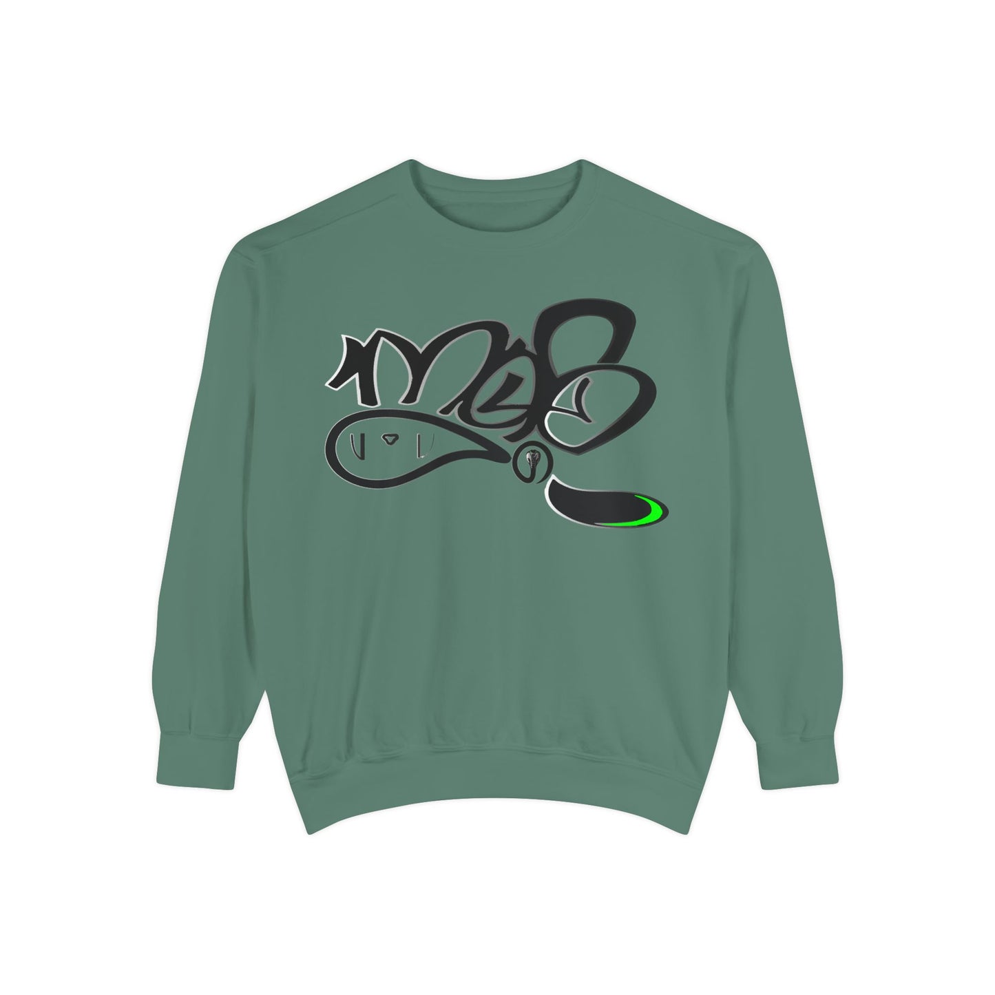 Graffiti Script Sweatshirt — mofo snake logo