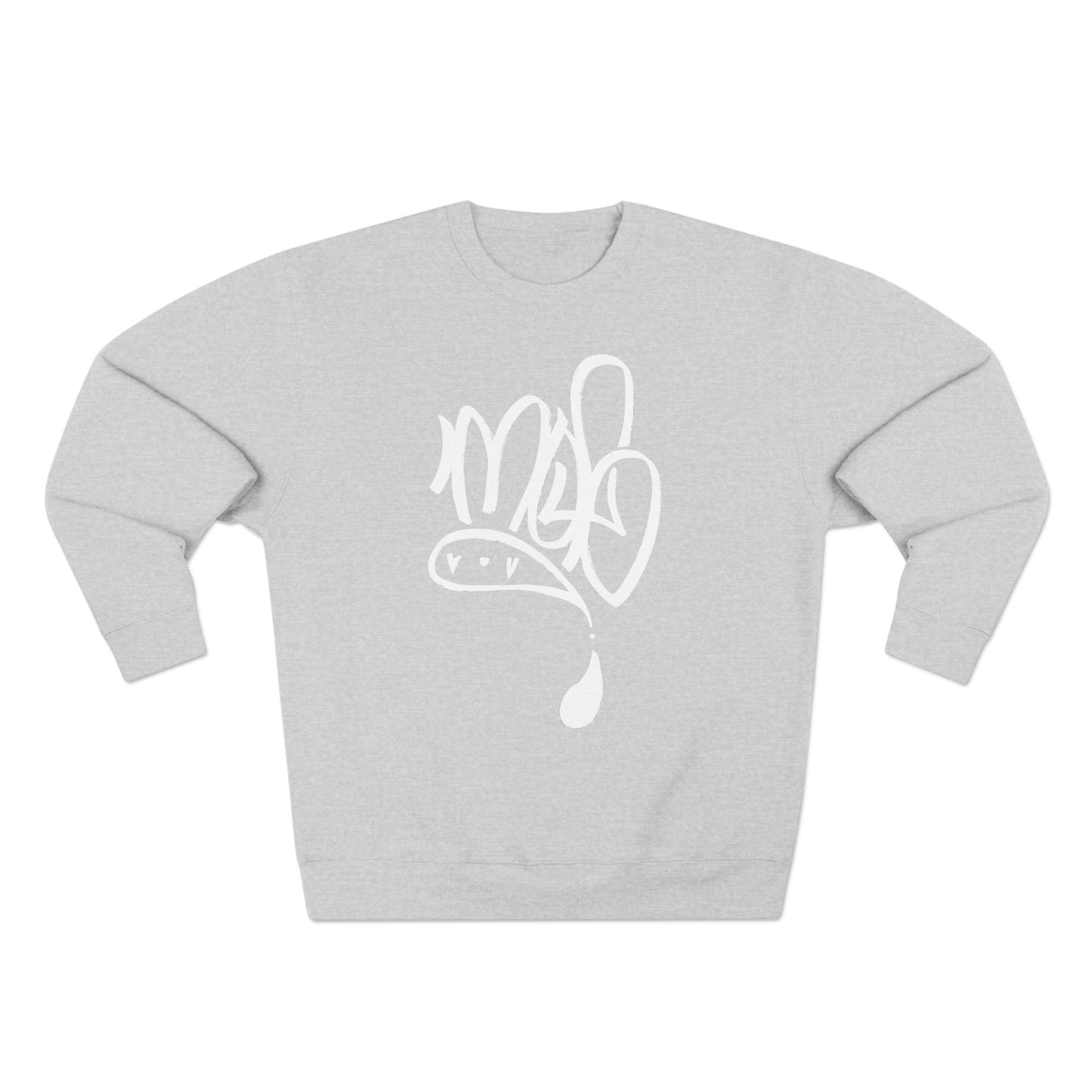 Stylish Unisex Crewneck Sweatshirt with Modern Graffiti Design, Trendy Pullover, Casual Wear, Streetwear, Gift for Him or Her