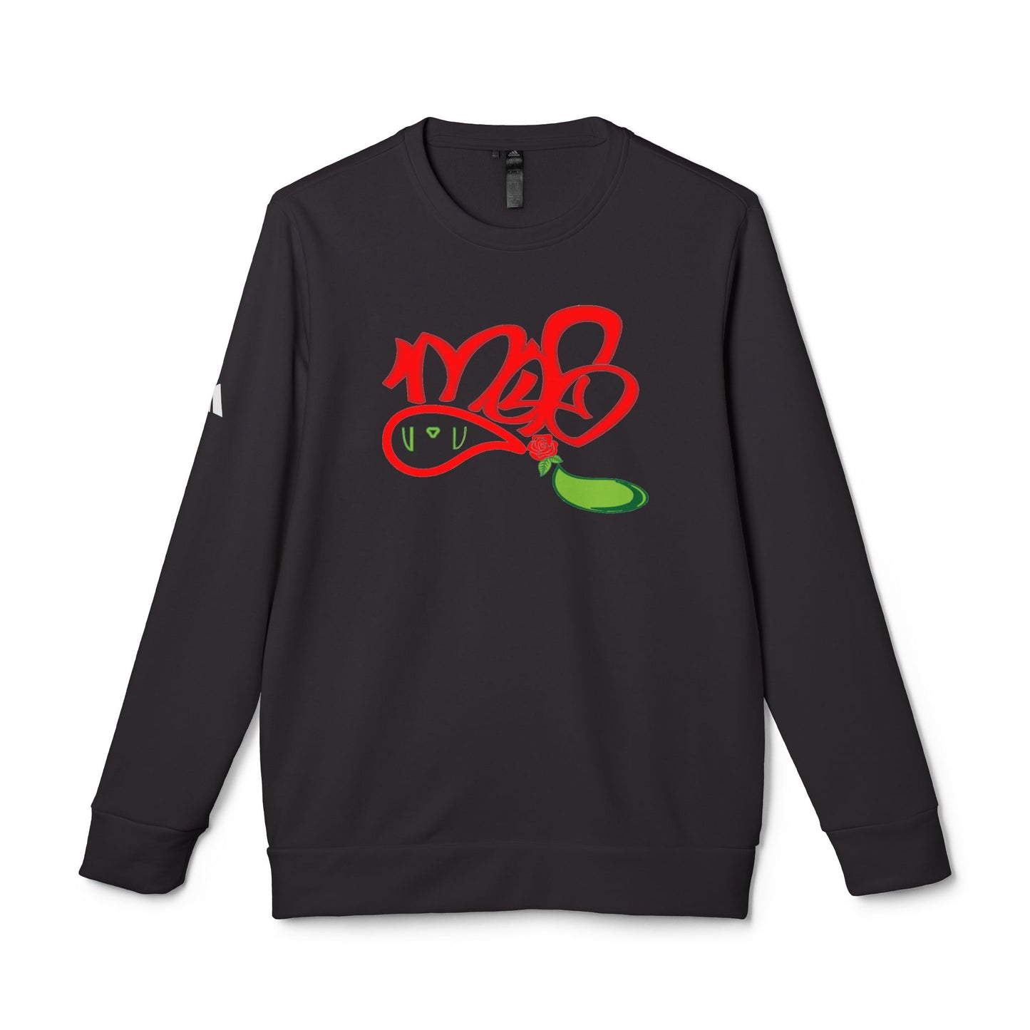 Unisex Fleece Crewneck Sweatshirt with Playful Design - Cozy Everyday Wear, Graphic Sweatshirt, Gift for Her, Casual Style