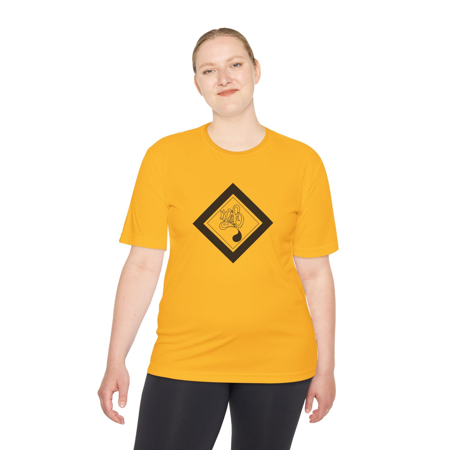 Unisex Moisture Wicking Tee with Unique Graphic, Activewear, Gym Shirt, Fitness Gift, Casual Style, Summer Essential