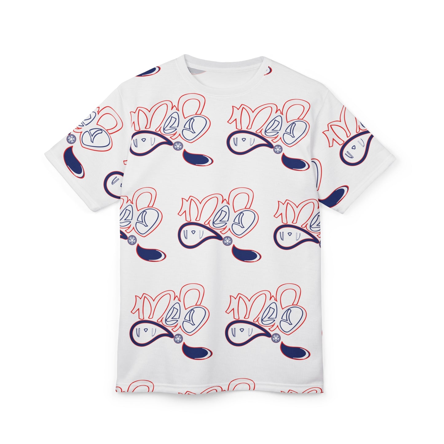 Colorful Fitness-Theme Unisex Cut & Sew Tee