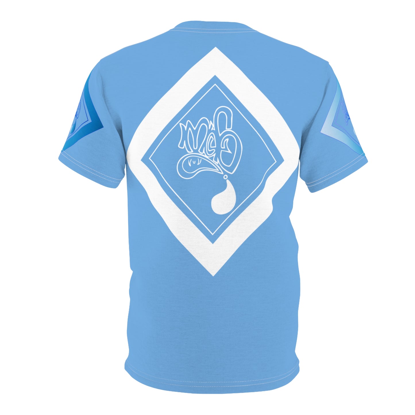 mofo Benjamin Franklin logo diamond combo light blue