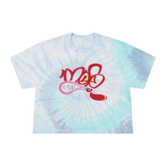 Tie-Dye Crop Tee mofo gem heart logo