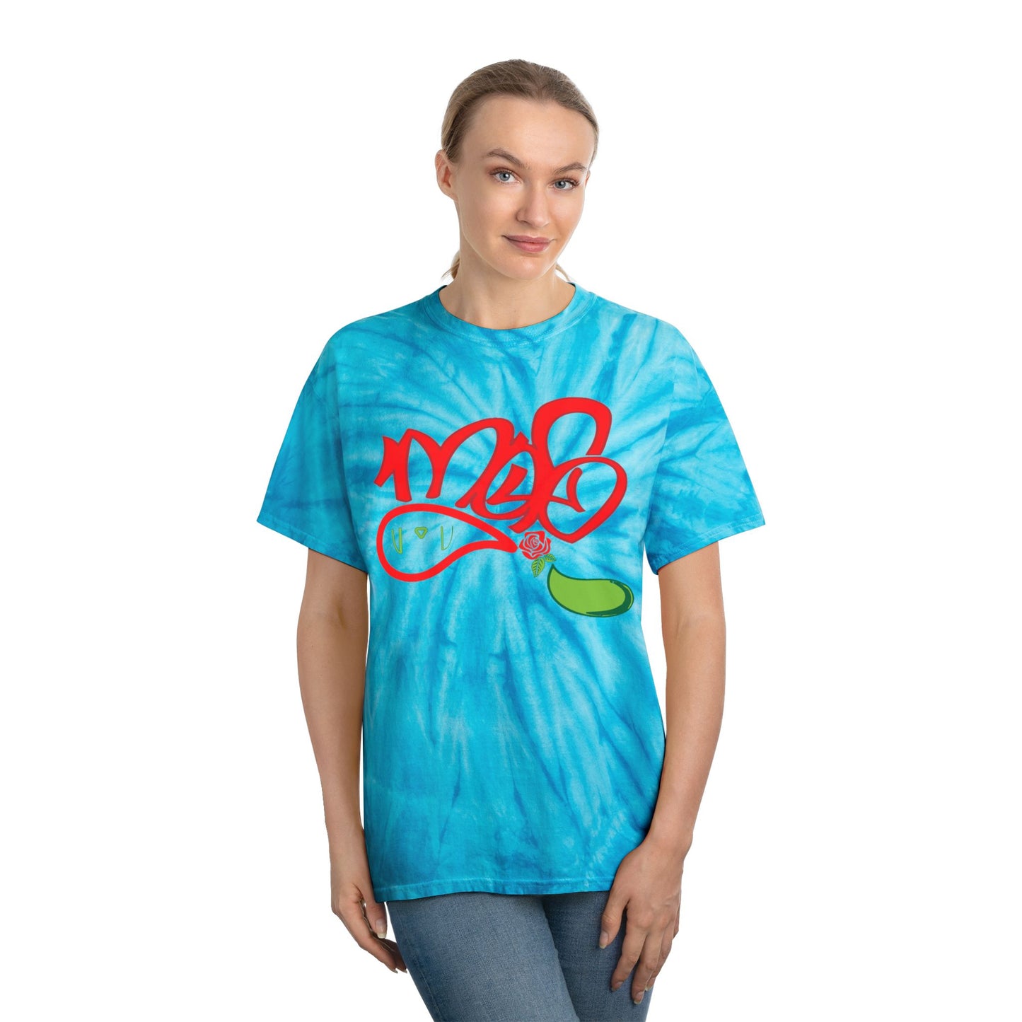 Sunny Cyclone Tie-Dye Tee, Comfortable Casualwear, Fun Summer Style, Perfect for Festivals, Gift for Trendsetters, Vibrant Streetwear