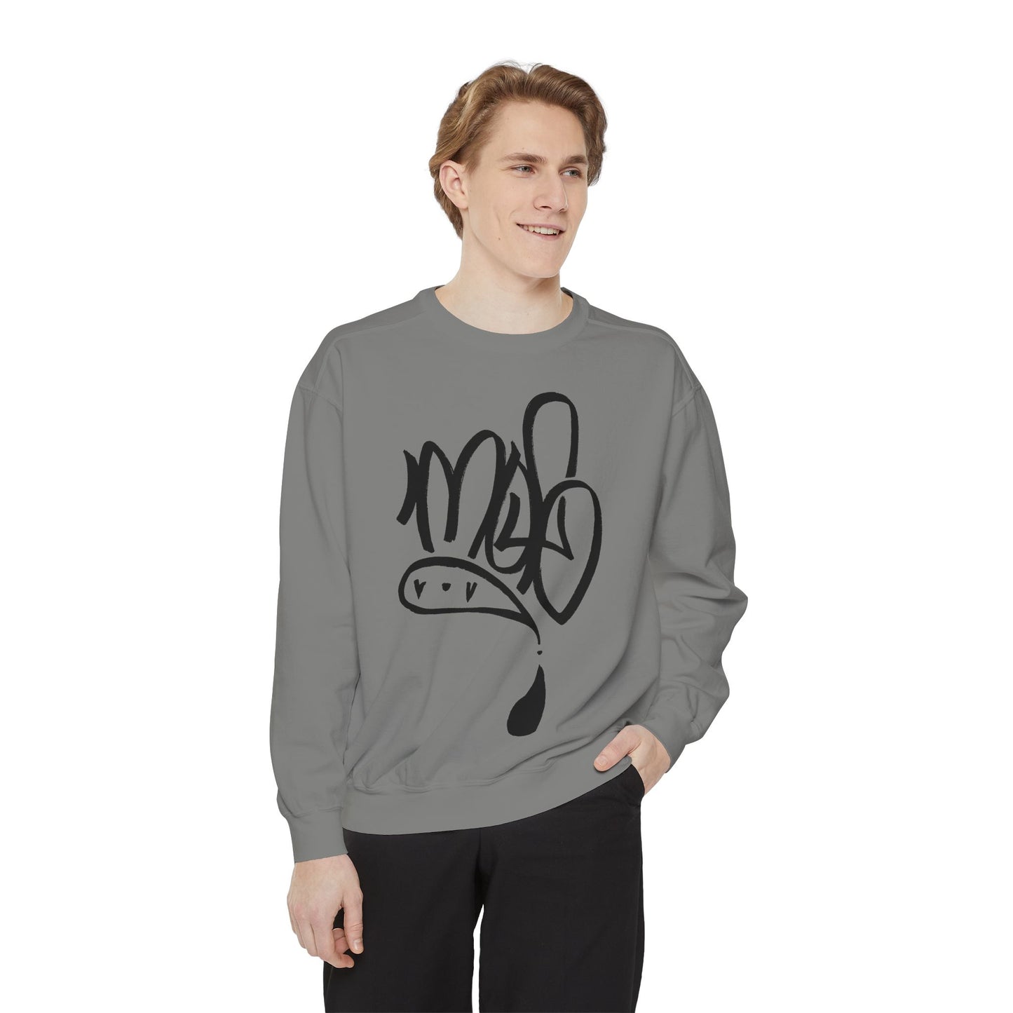 Mofo logo black unisex sweatshirts