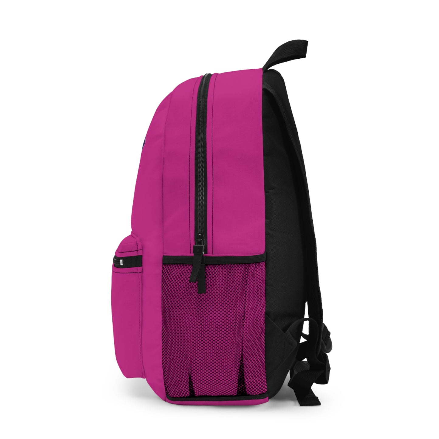 Vibrant Pink Backpack for School, Travel, Gifts, Sport, Fun Design with Logo