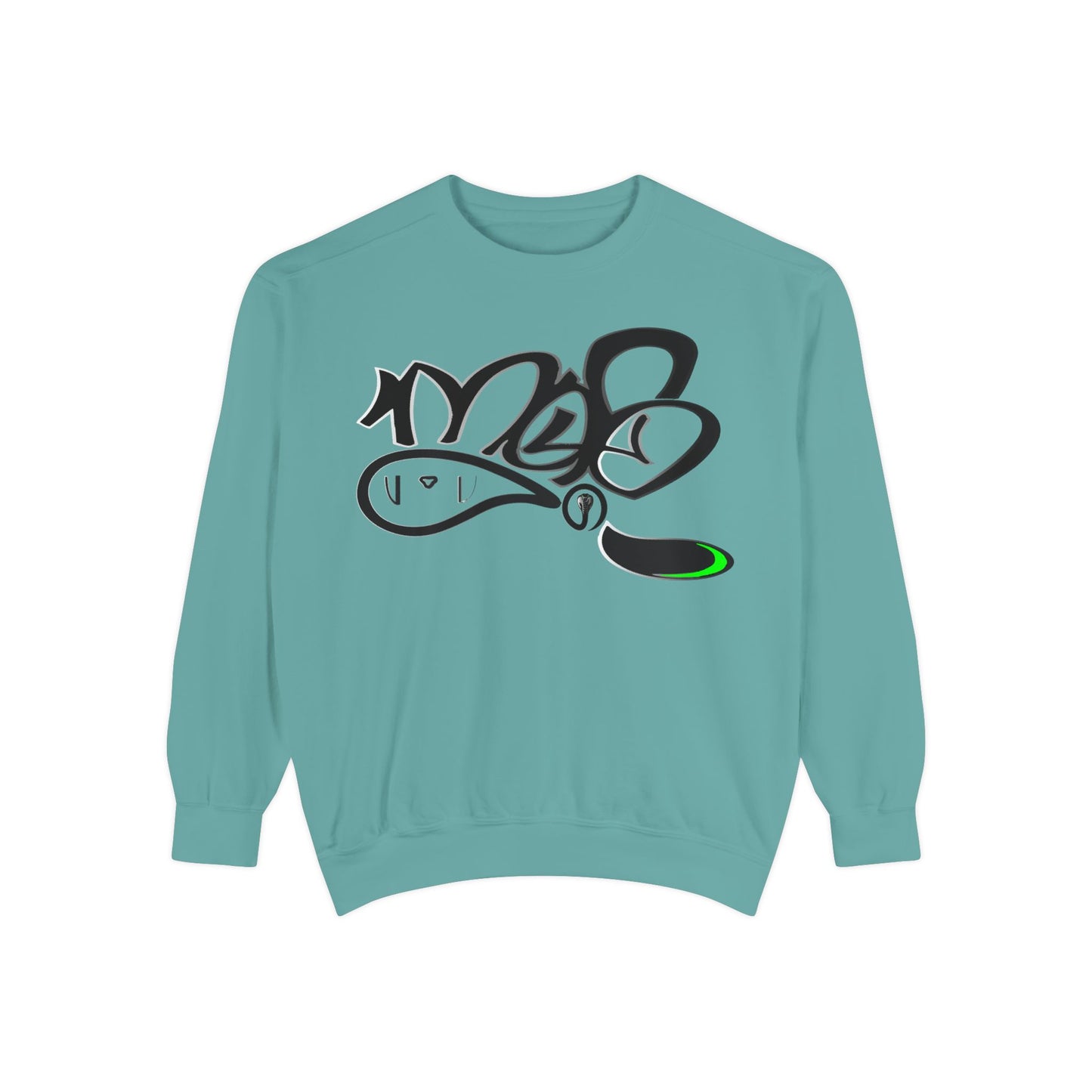 Graffiti Script Sweatshirt — mofo snake logo