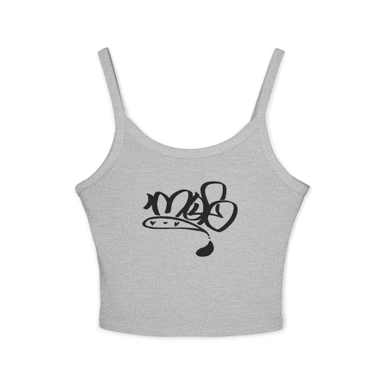 mofo logo crop tank top black