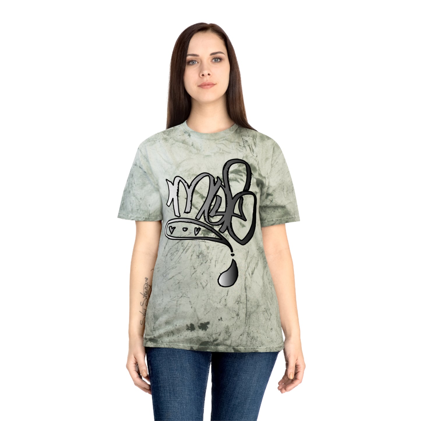 color blast unisex silver mofo logo