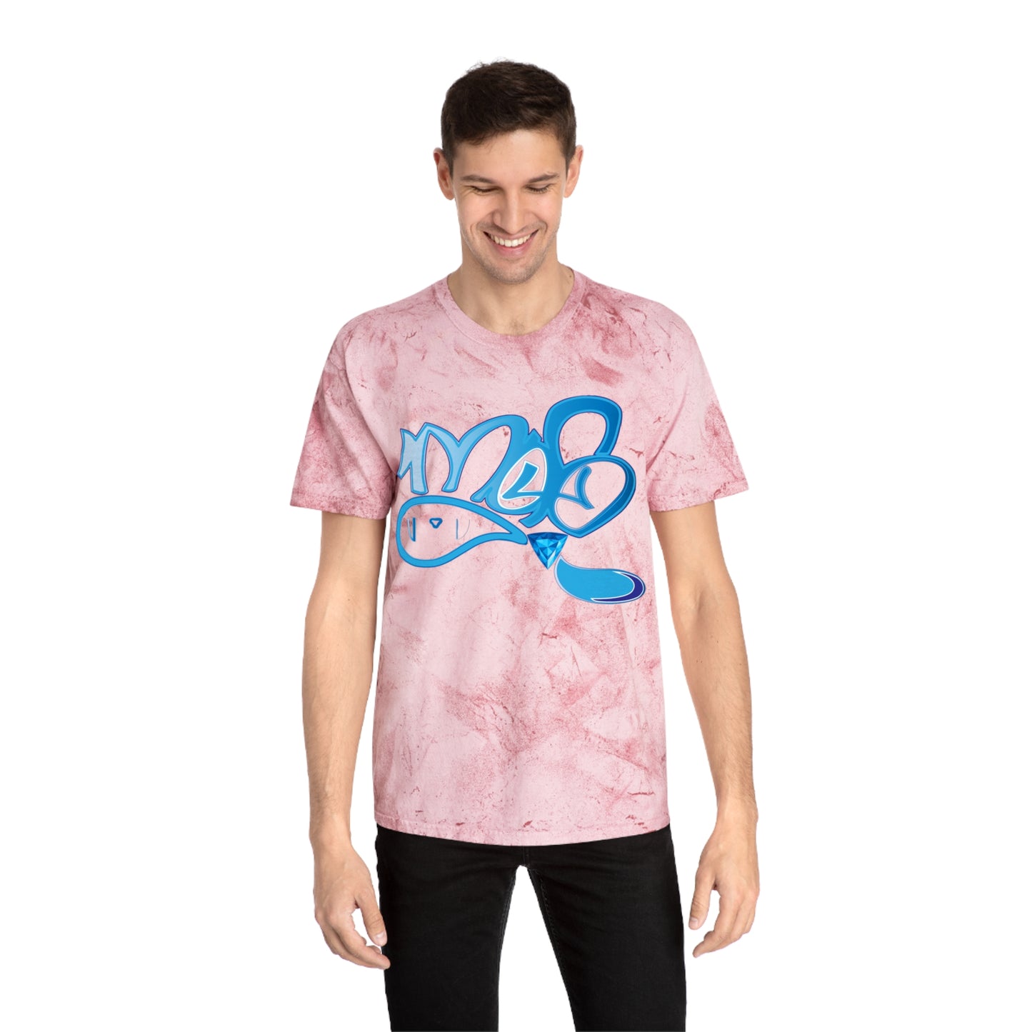 color blast unisex mofo water gem logo