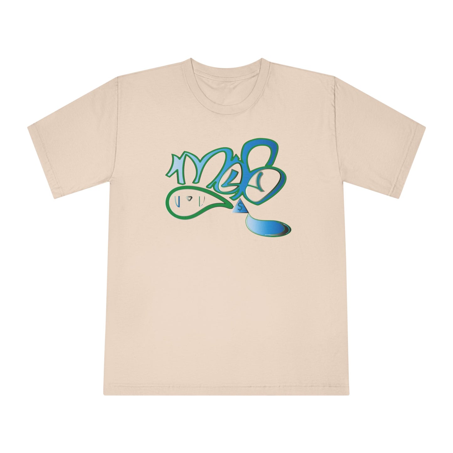 Unisex Graffiti Crewneck T-Shirt - Street Style Tee, Casual Wear, Gift for Him/Her, Urban Fashion, Summer Essential