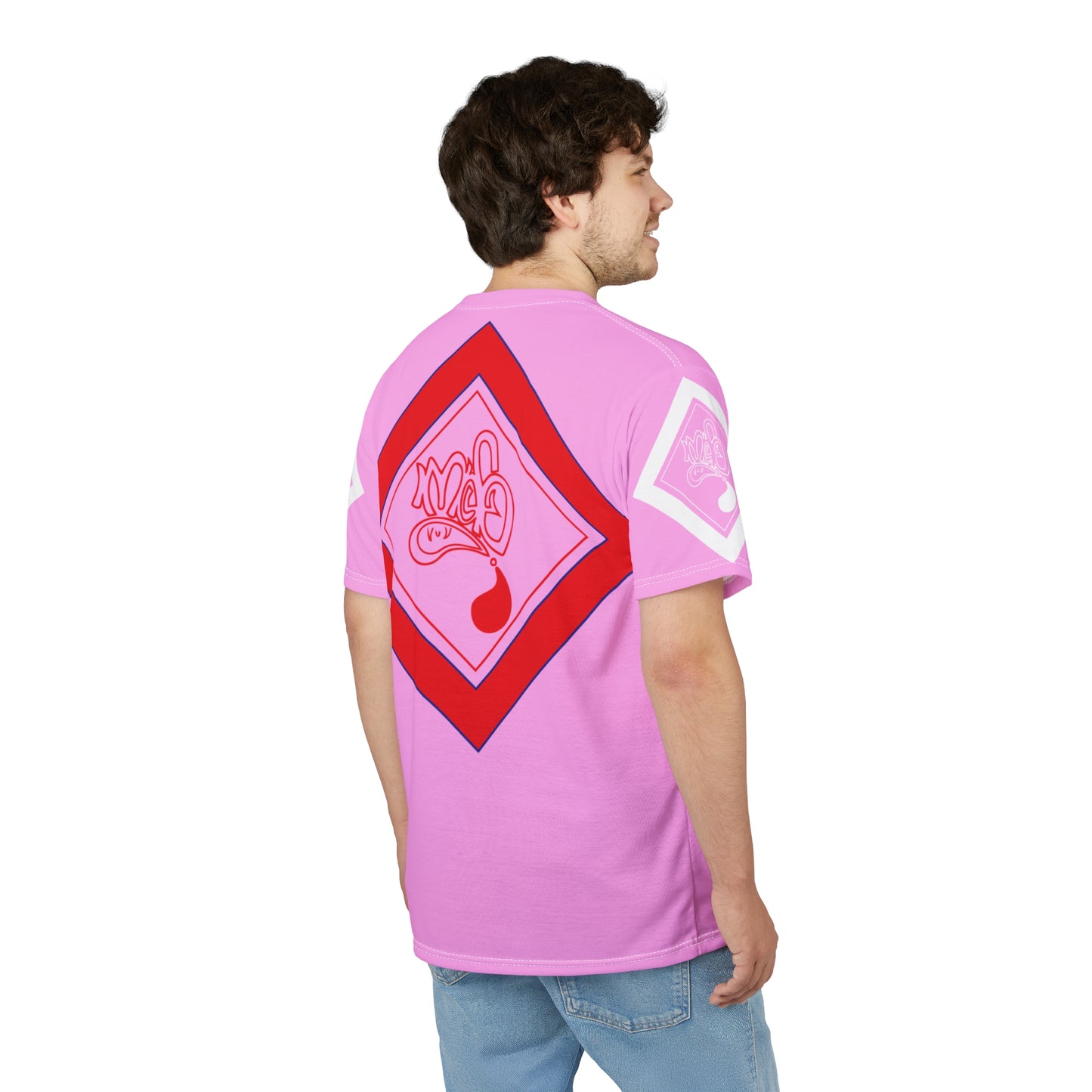 mofo usa logo diamond combo light pink