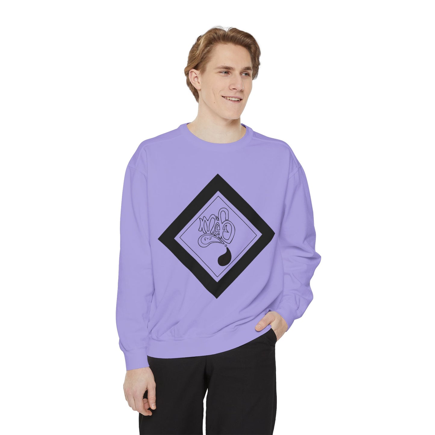 Mofo diamond black unisex sweatshirt