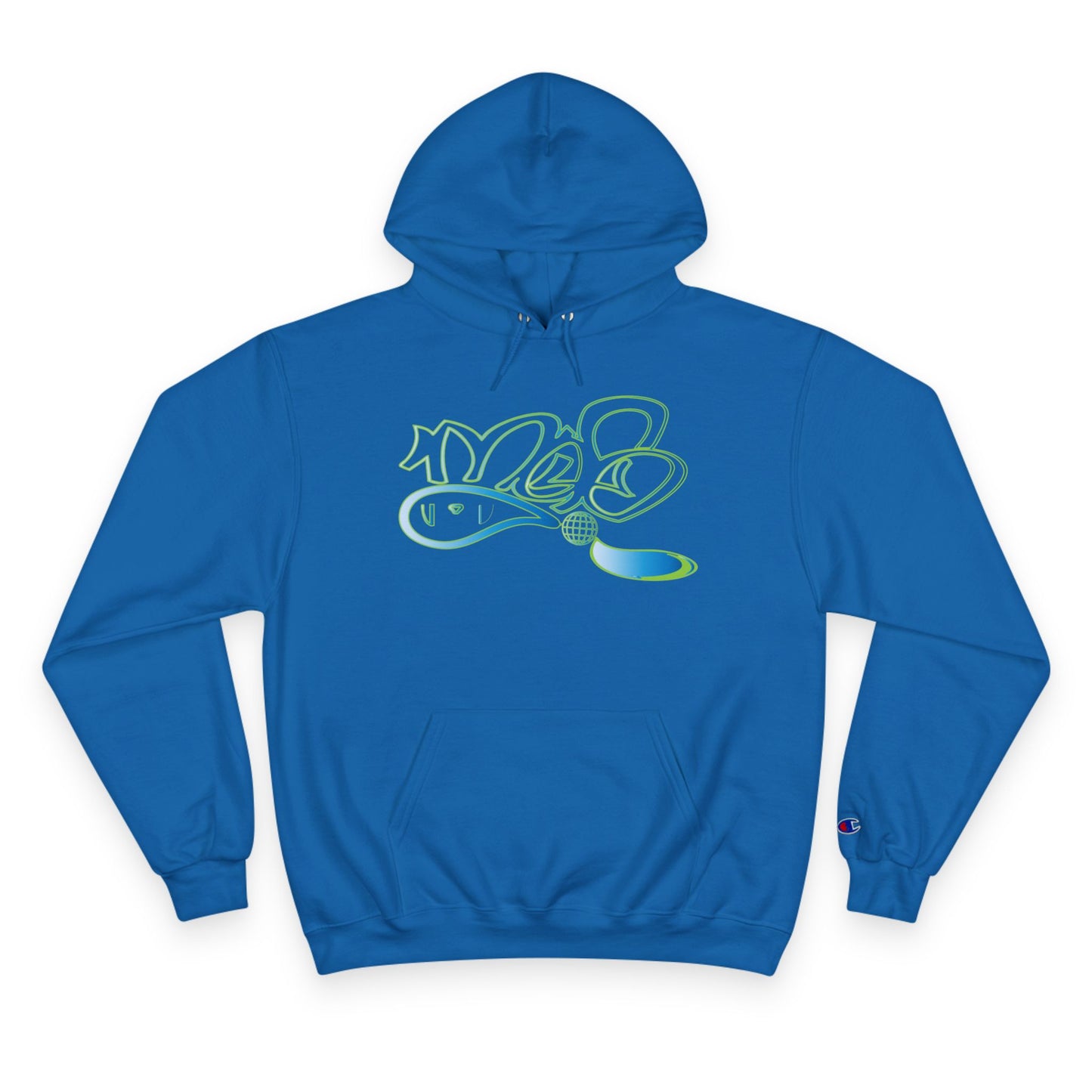 Champion Hoodie with mofo globe logo