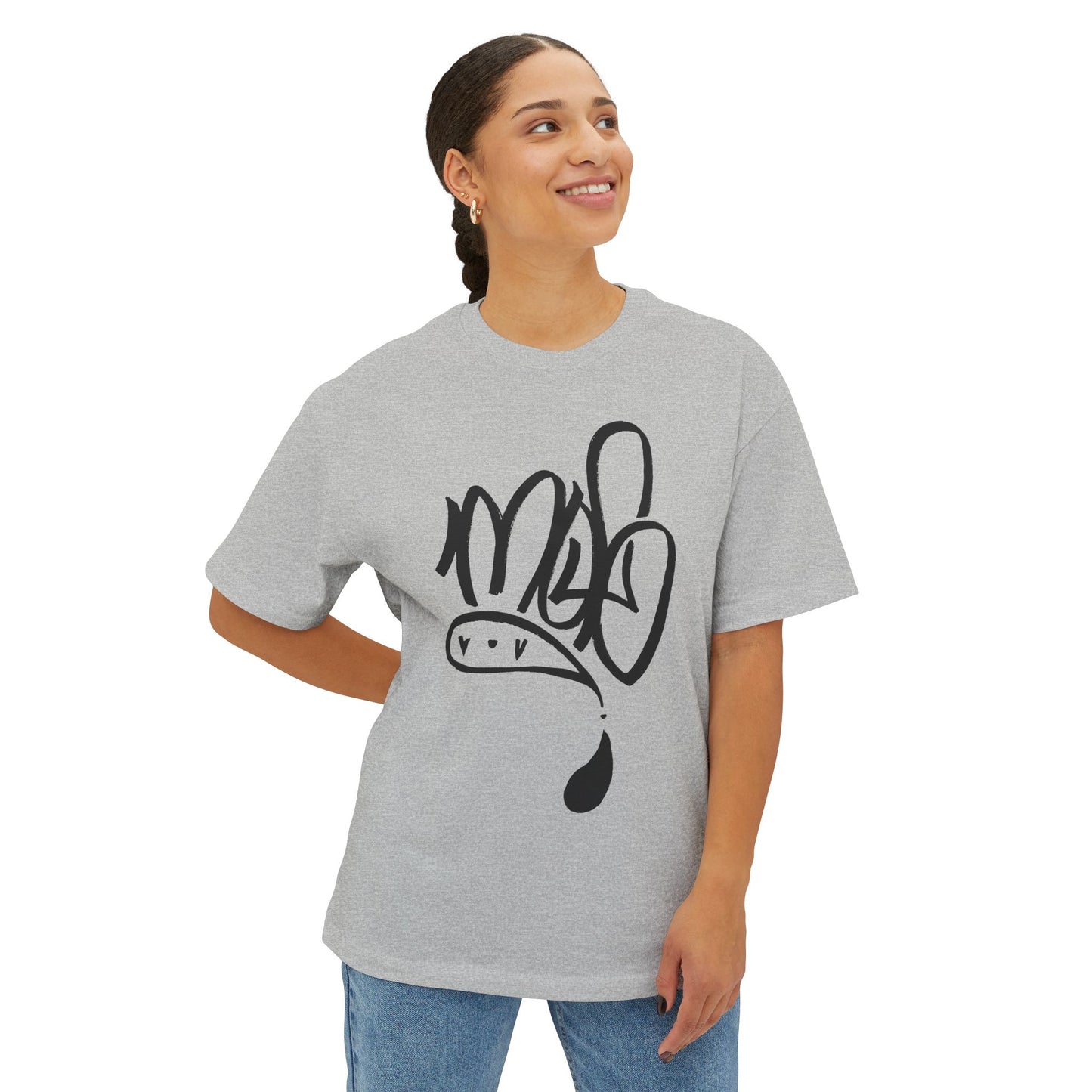 Boxy Tee mofo black logo