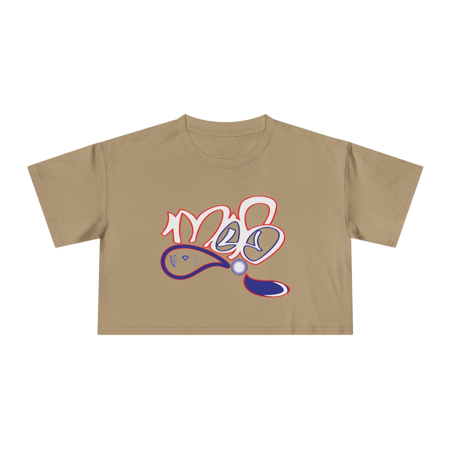 Crop Tee — mofo usa logo
