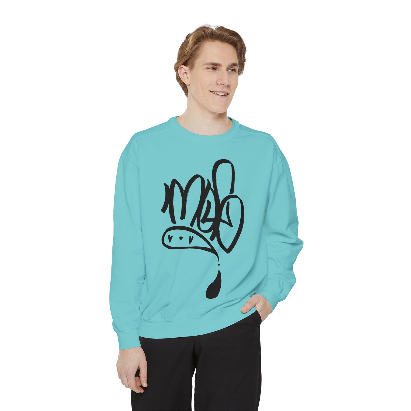 Mofo logo black unisex sweatshirts