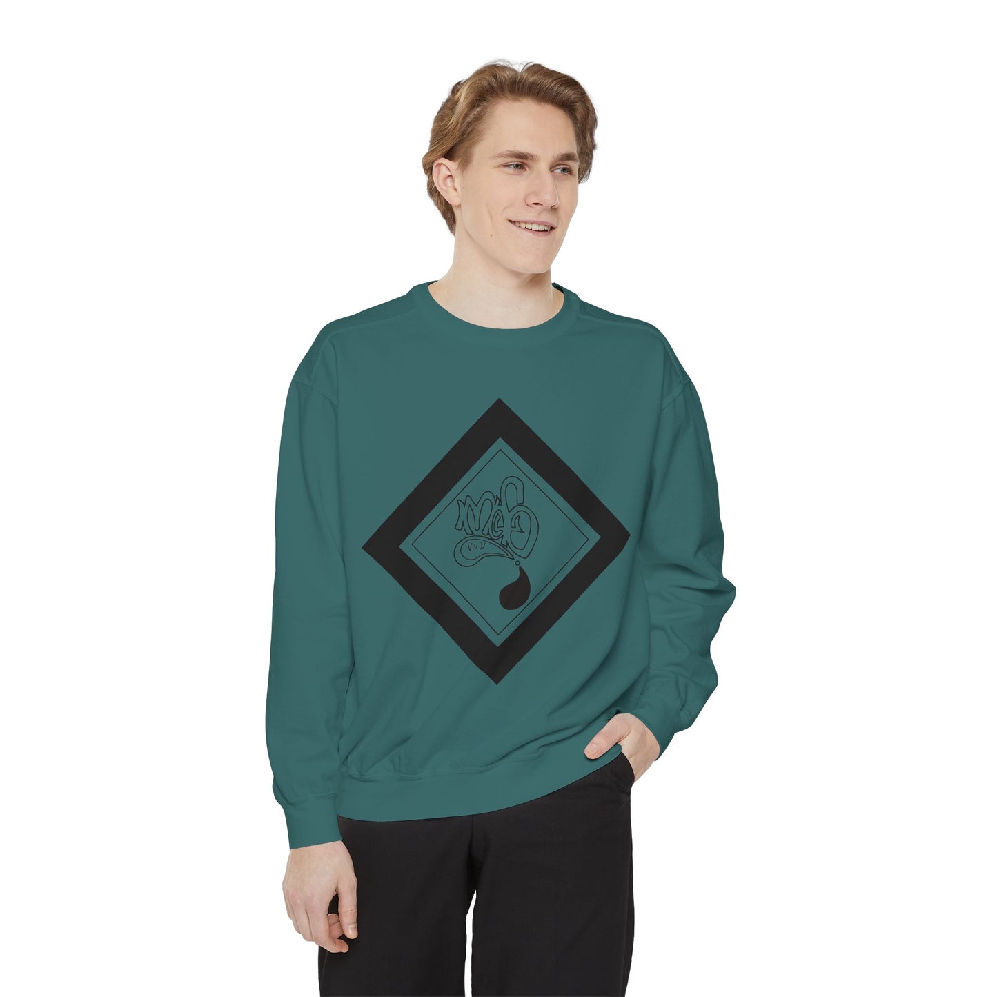 Mofo diamond black unisex sweatshirt