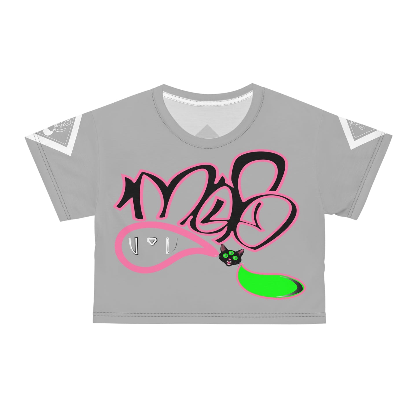 3 eyed black cat mofo logo diamond combo