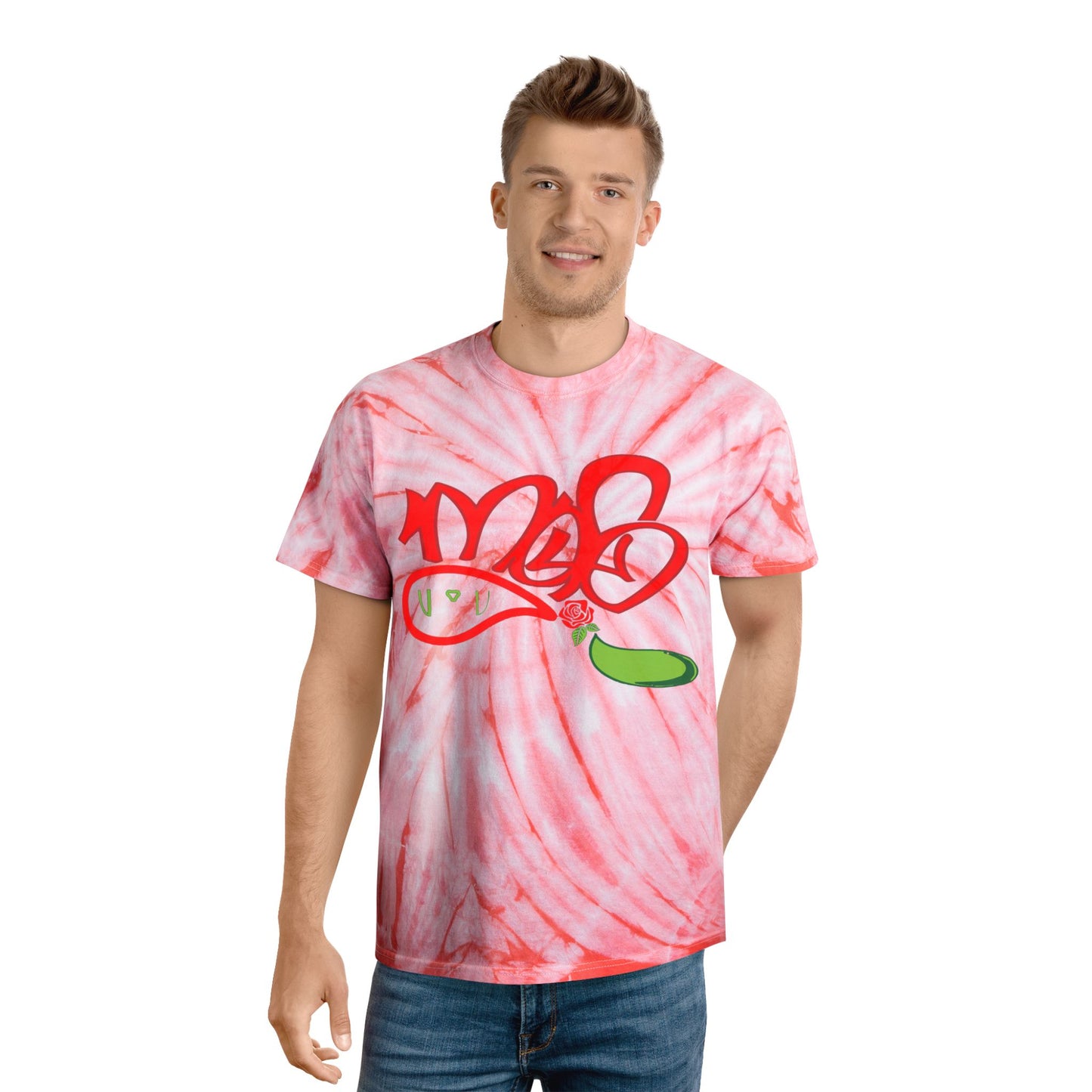 Sunny Cyclone Tie-Dye Tee, Comfortable Casualwear, Fun Summer Style, Perfect for Festivals, Gift for Trendsetters, Vibrant Streetwear