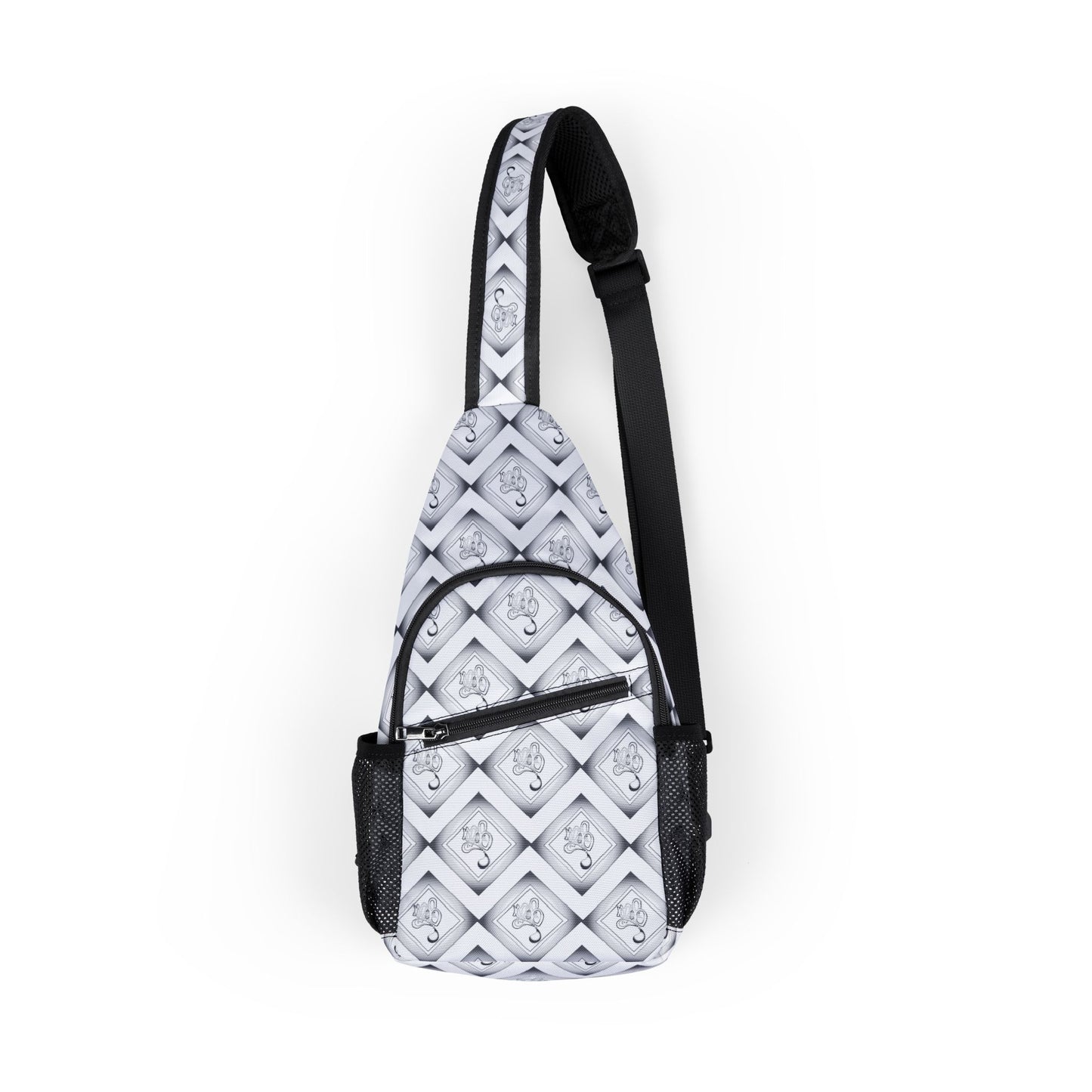 Stylish All-Over Print Chest Bag for Urban Adventurers