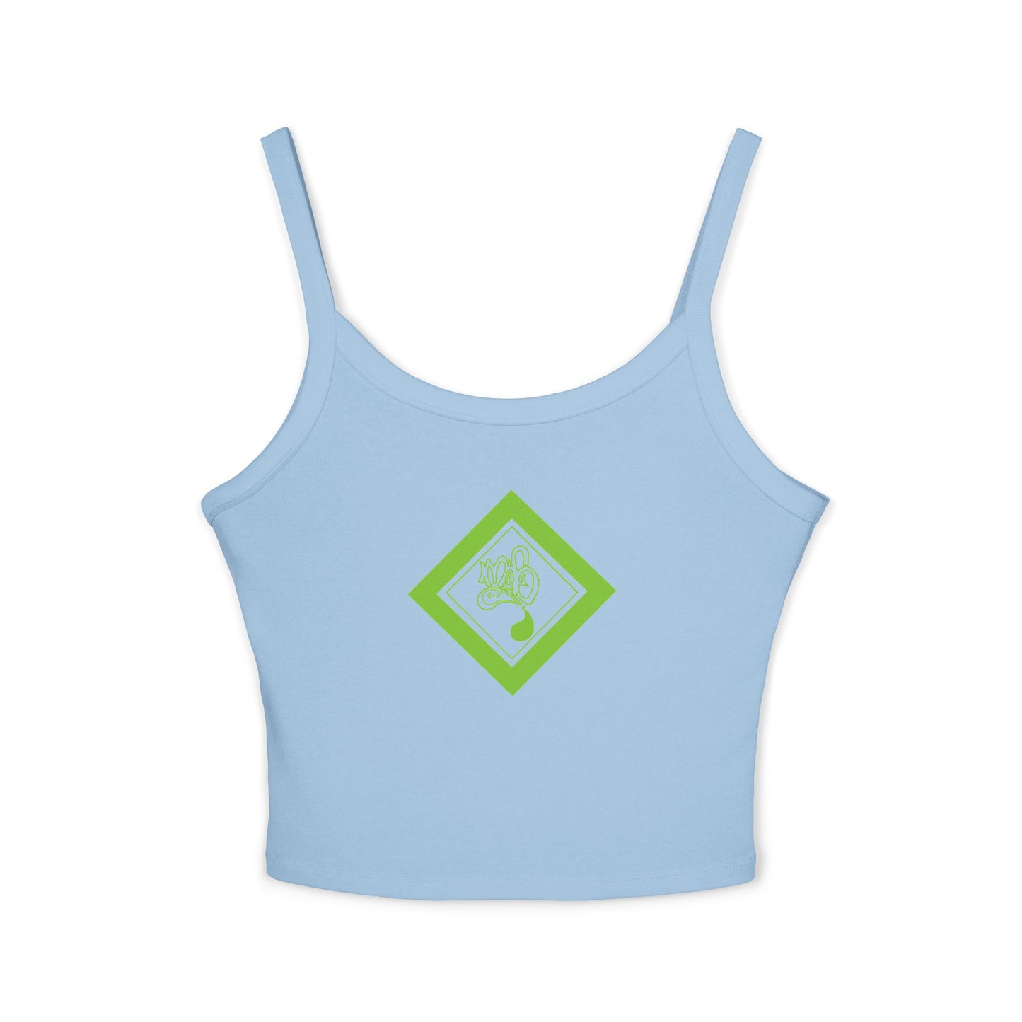 Chic Women's Tank Top, Cute Summer Top, Spaghetti Strap Shirt, Graphic Tank, Trendy Casual Wear, Perfect for Festivals