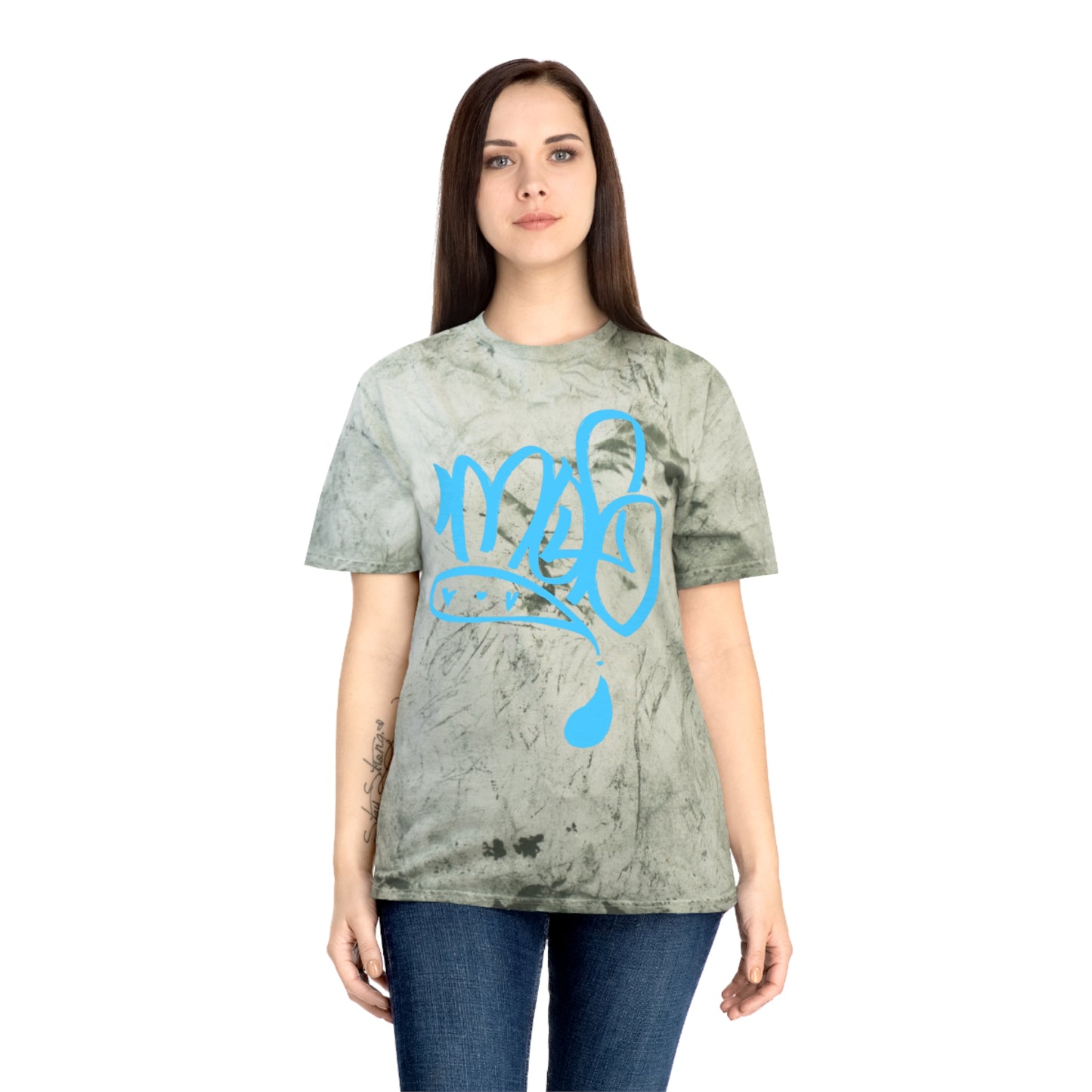 Color Blast unisex mofo logo blue