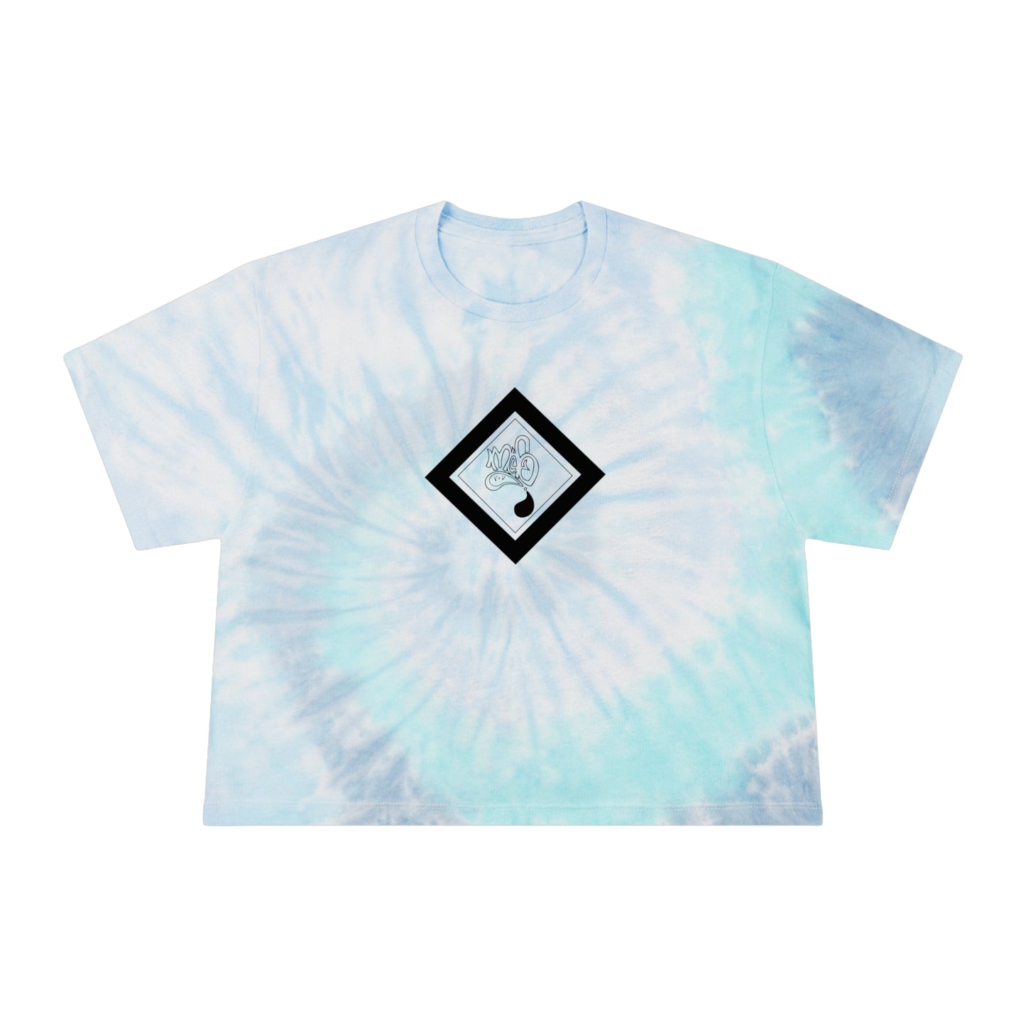 Chic Women's Tie-Dye Crop Tee - Stylish Summer Top, Trendy Streetwear, Casual Outfit, Festival Apparel, Beachwear