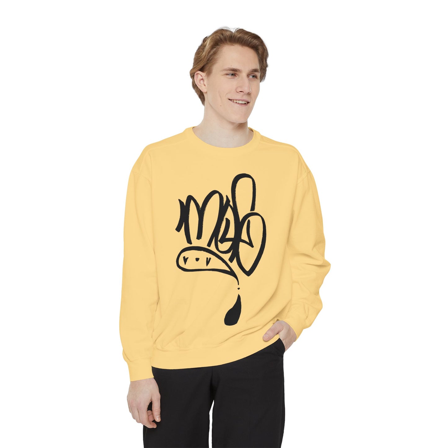 Mofo logo black unisex sweatshirts