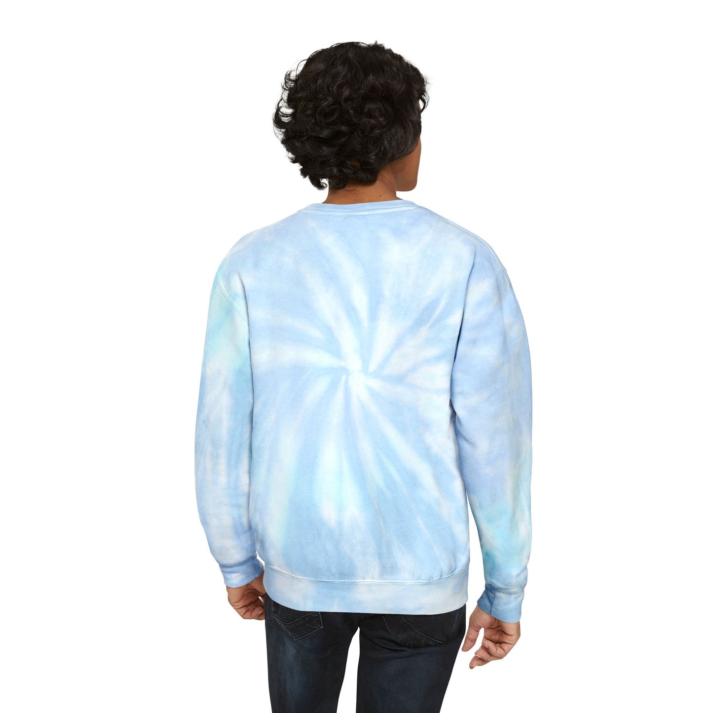 Relaxed Tie-Dye Sweatshirt with Vibrant Graphic Design