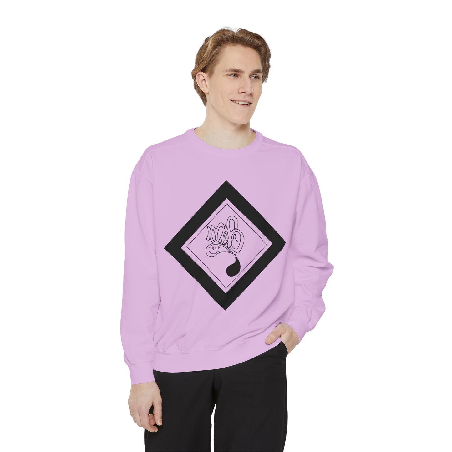 Mofo diamond black unisex sweatshirt