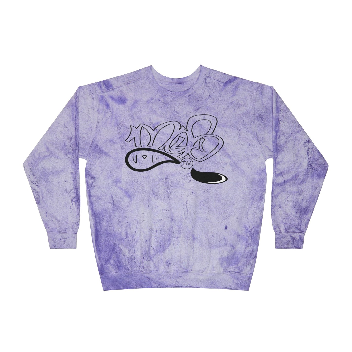 Unisex Color Blast Crewneck Sweatshirt, Trendy Oversized Sweatshirt, Gift for Him, Casual Wear, Streetwear, Fall Fashion