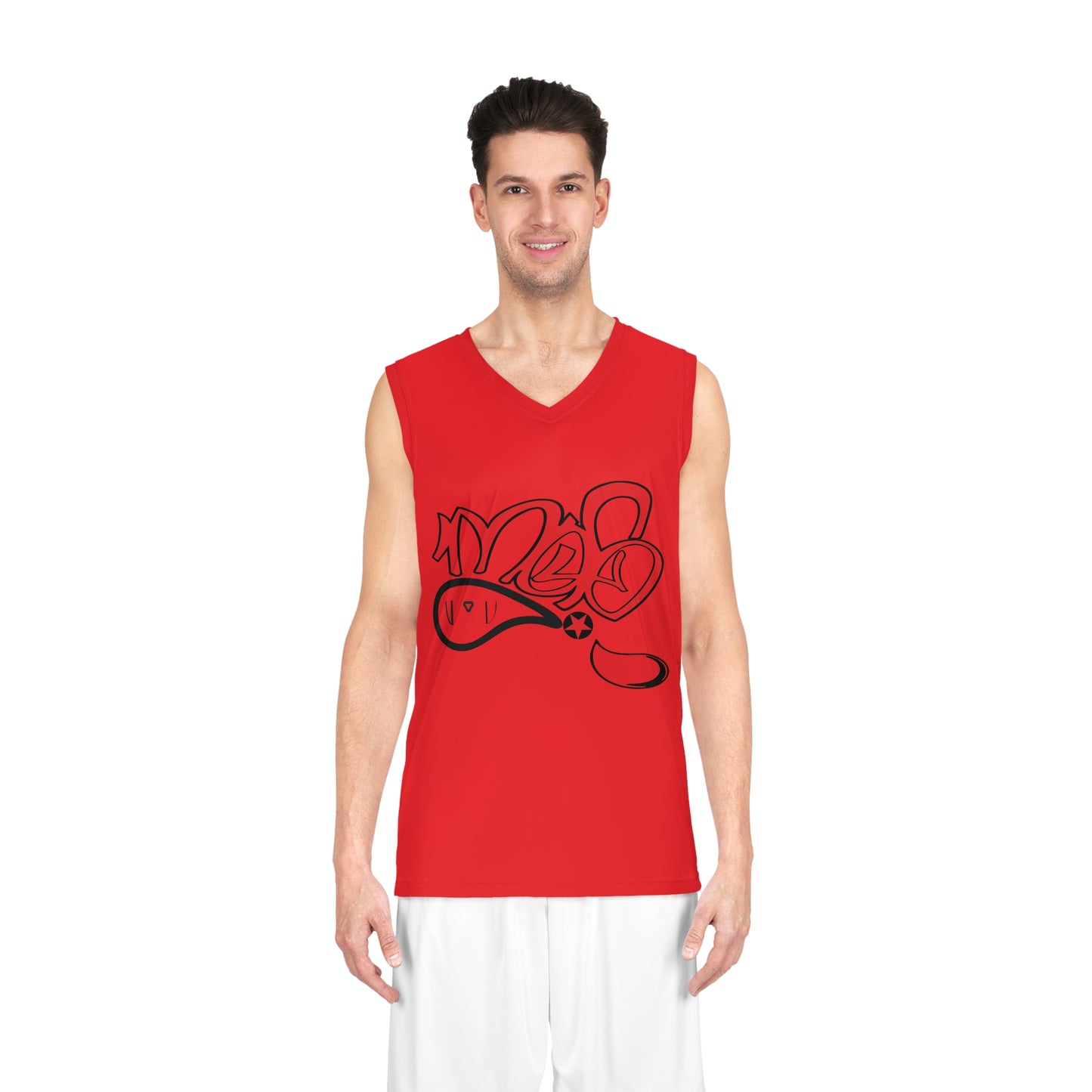 Vibrant Graffiti Basketball Jersey - Perfect for Players, Sports Fans, and Streetwear Lovers, Graphic Athletic Top, Casual Wear, Team Spirit