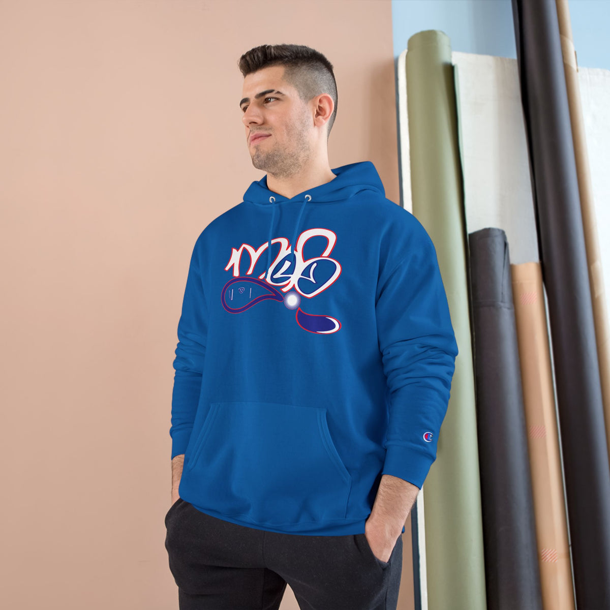 Champion Hoodie with USA mofo logo