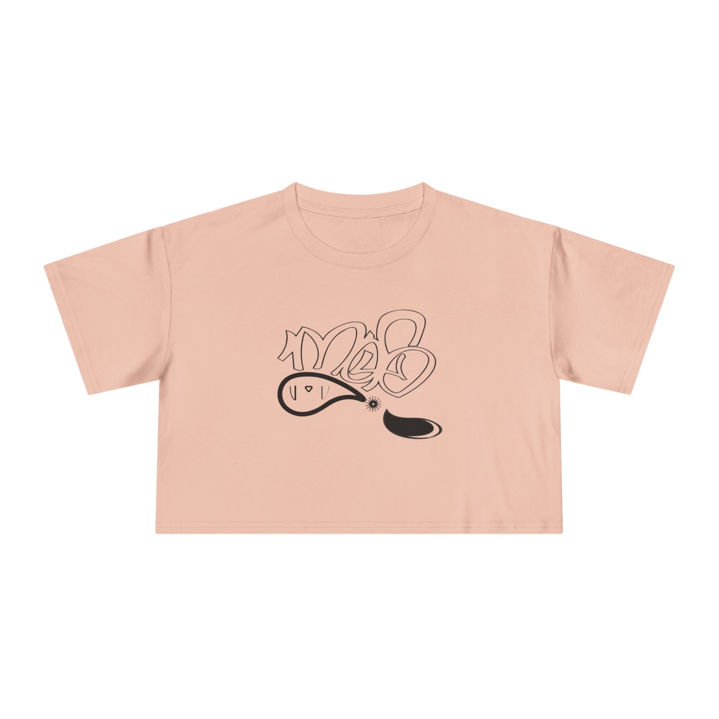 Chic Graphic Women's Crop Tee, Casual Streetwear Top, Summer Fashion Essential, Trendy Crop Top for Women, Gift for Her, Cool Tees