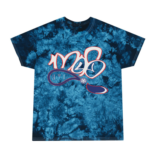 Crystal Tie-Dye Tee, Casual Style, Vintage Vibe, Unisex Summer Shirt, Great for Festivals and Relaxing Days