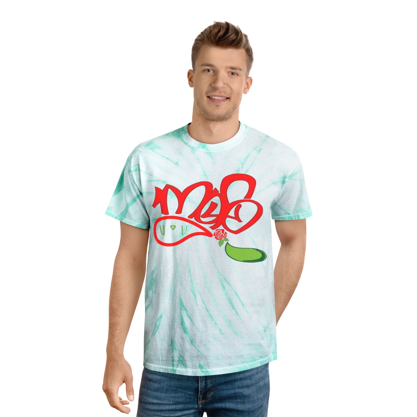 Sunny Cyclone Tie-Dye Tee, Comfortable Casualwear, Fun Summer Style, Perfect for Festivals, Gift for Trendsetters, Vibrant Streetwear