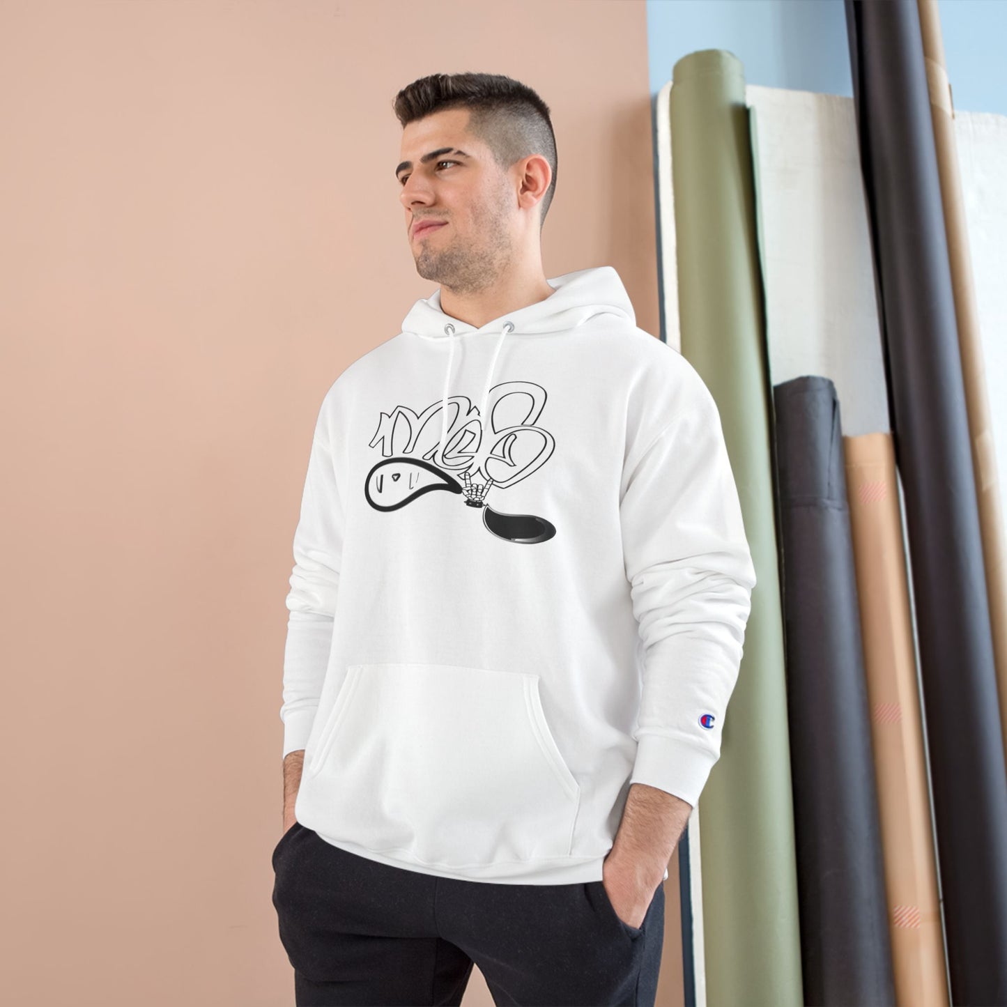 Street Style Champion Hoodie, Cool Graphic Sweatshirt, Trendy Pullover for Casual Outfits, Perfect Gift for Every Occasion