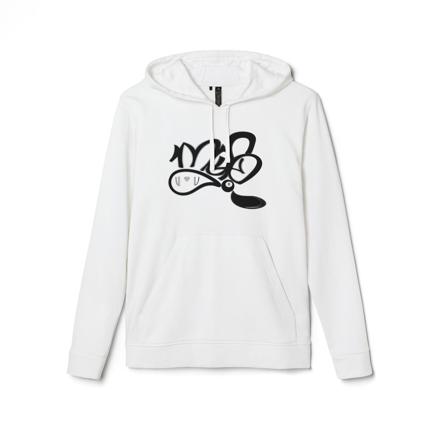 Unisex Fleece Hoodie with Bold Graphic Design