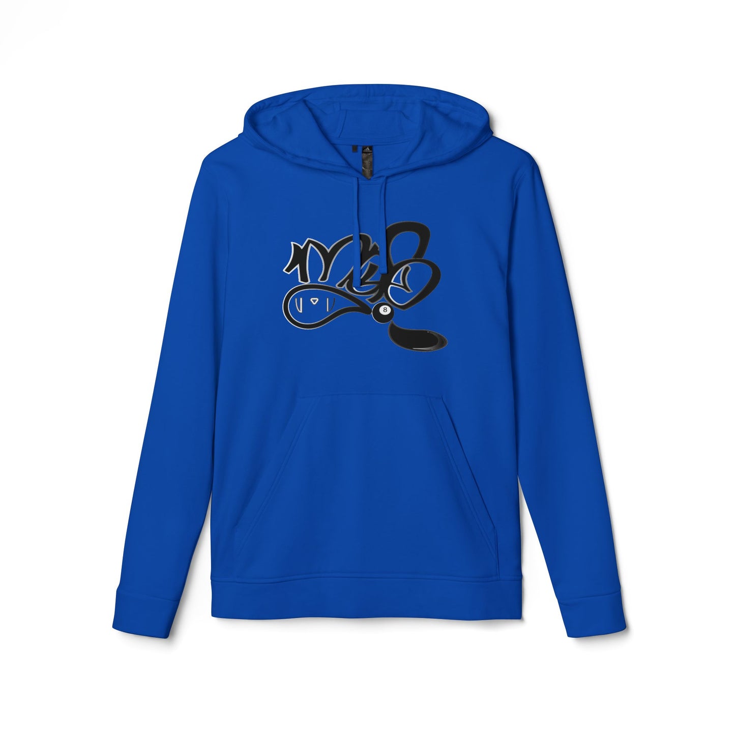 Unisex Fleece Hoodie with Bold Graphic Design