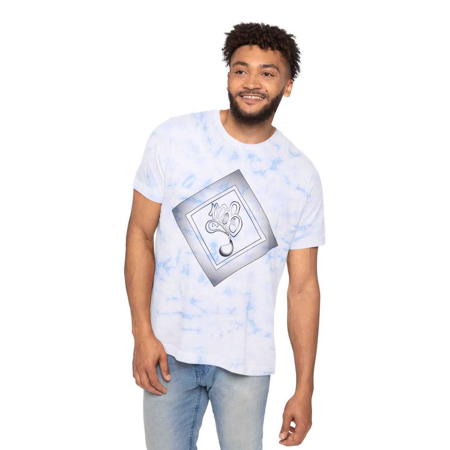 Unisex Tie-Dye T-Shirt with Trendy Design, Summer Fashion, Casual Wear, Gift for Friends, Eco-Friendly Tee
