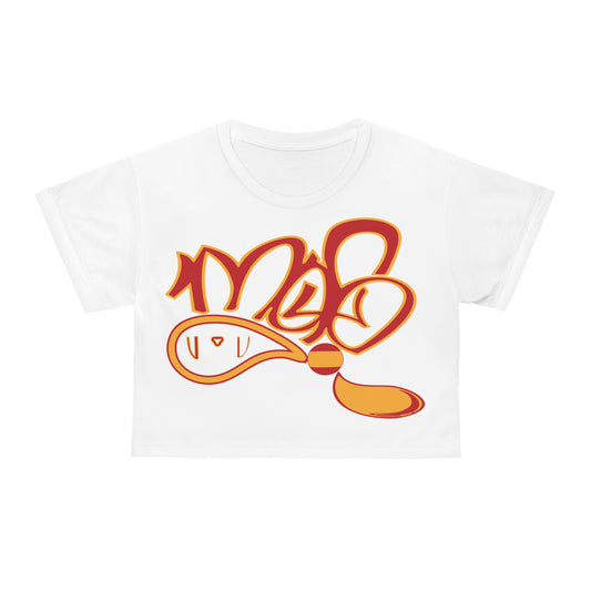 Vibrant Graphic Crop Tee, Stylish Summer Crop Top, Trendy Urban Wear, Perfect for Festivals, Casual Outfits, Graphic Tee Gift