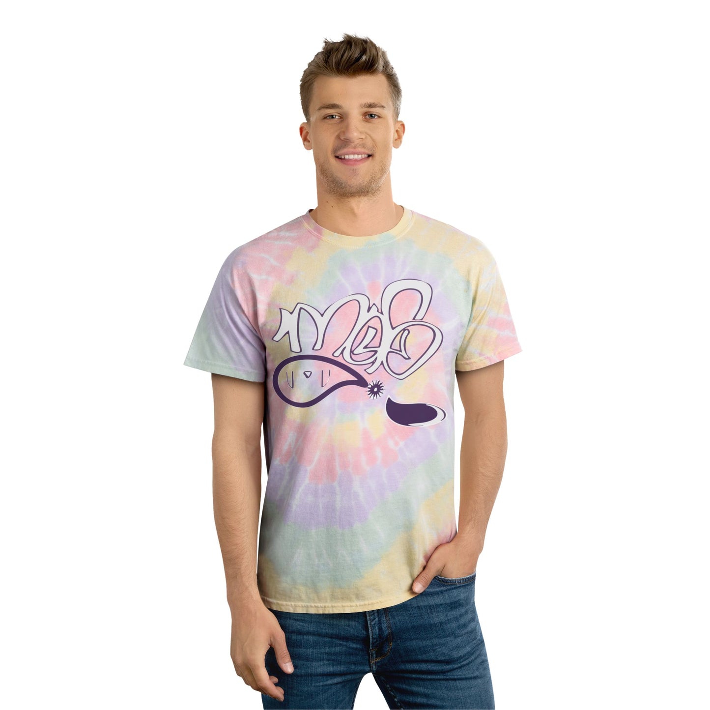 Spiral Tie-Dye Tee with Colorful Pastel Design, Casual Summer Shirt, Hippie Style T-Shirt, Relaxed Fit Tee, Festival Apparel, Gift for [...]