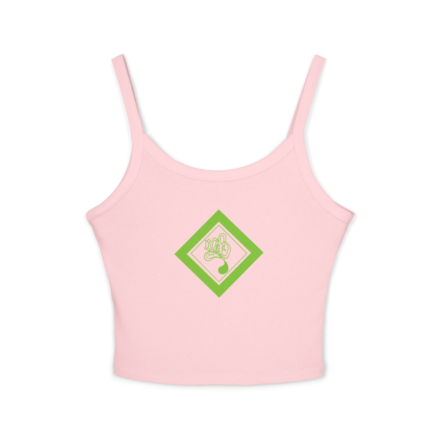 Chic Women's Tank Top, Cute Summer Top, Spaghetti Strap Shirt, Graphic Tank, Trendy Casual Wear, Perfect for Festivals