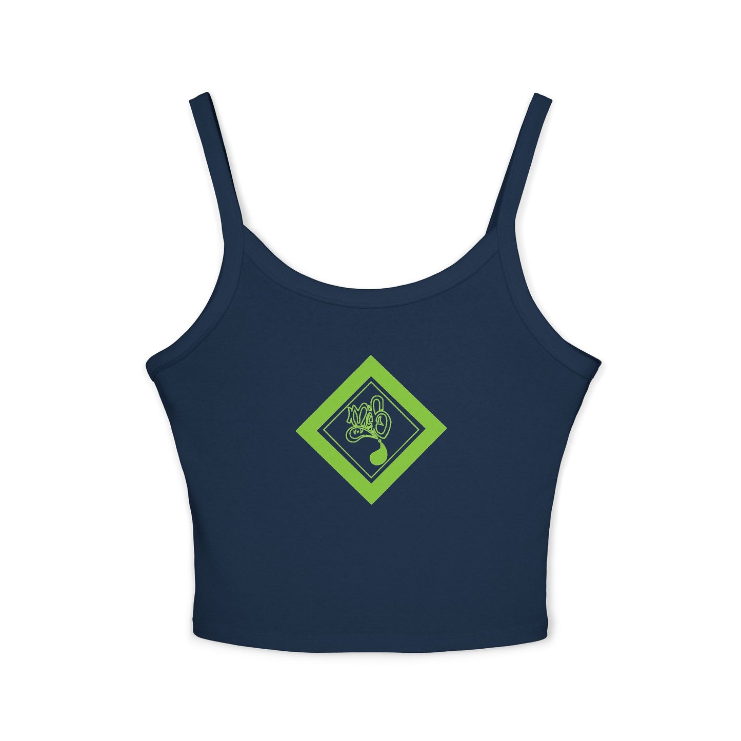 Chic Women's Tank Top, Cute Summer Top, Spaghetti Strap Shirt, Graphic Tank, Trendy Casual Wear, Perfect for Festivals