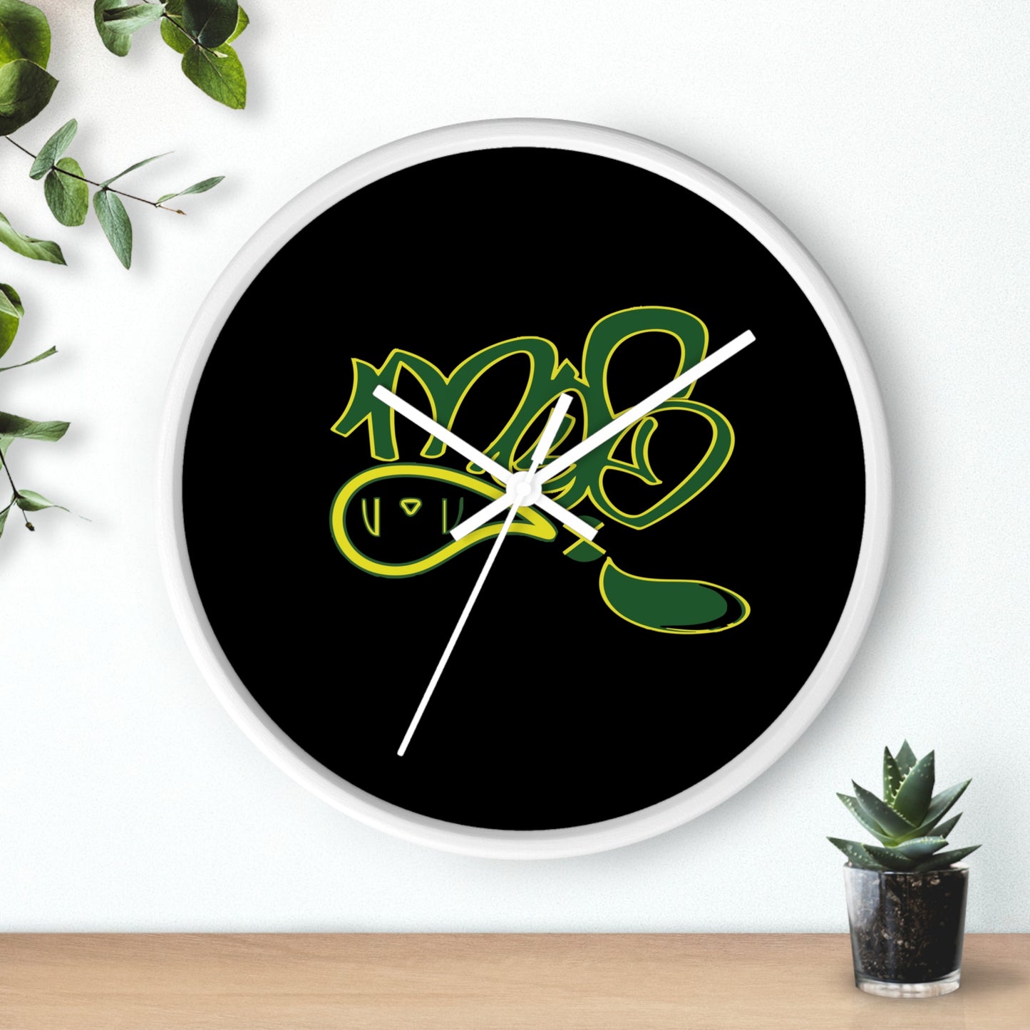 Urban Graffiti Wall Clock, Modern Home Decor, Gift for Hip-Hop Lovers, Unique Timepiece, Art for Living Room