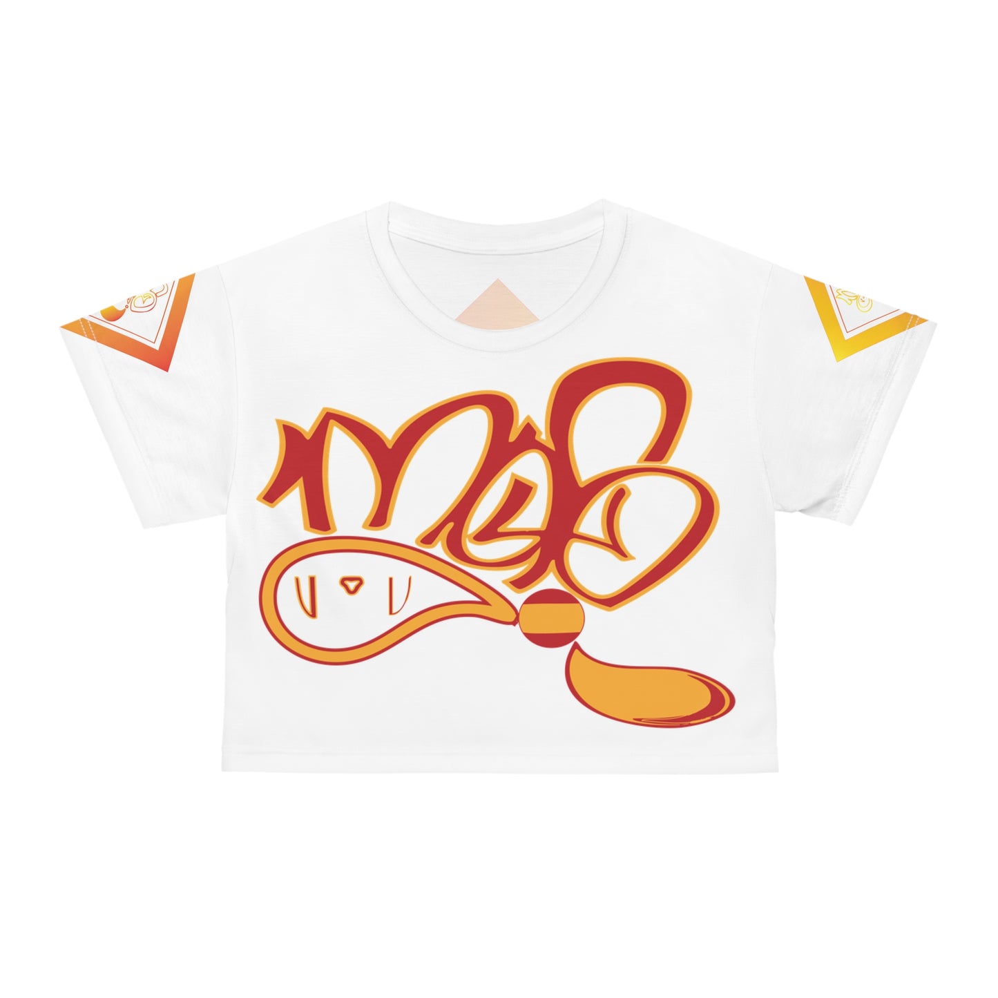 Spain mofo logo diamond combo crop tee