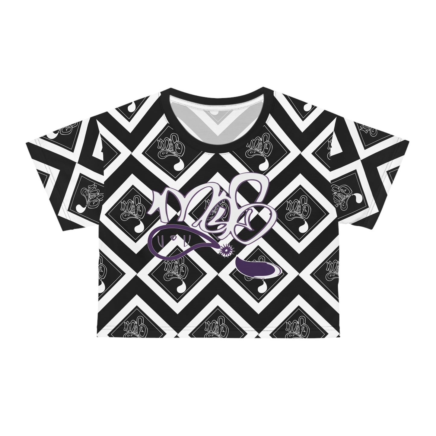 Stylish Graphic Crop Tee, Trendy Summer Top, Music-Inspired Apparel, Comfortable Streetwear, Edgy Fashion Statement