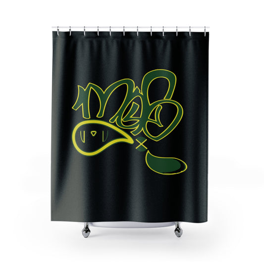 Urban Graffiti Shower Curtain, Artistic Home Decor, Modern Bathroom Accessories, Cool Gift Idea, Street Art Style